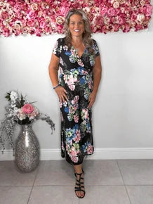 Tropical Wide Leg Jumpsuit