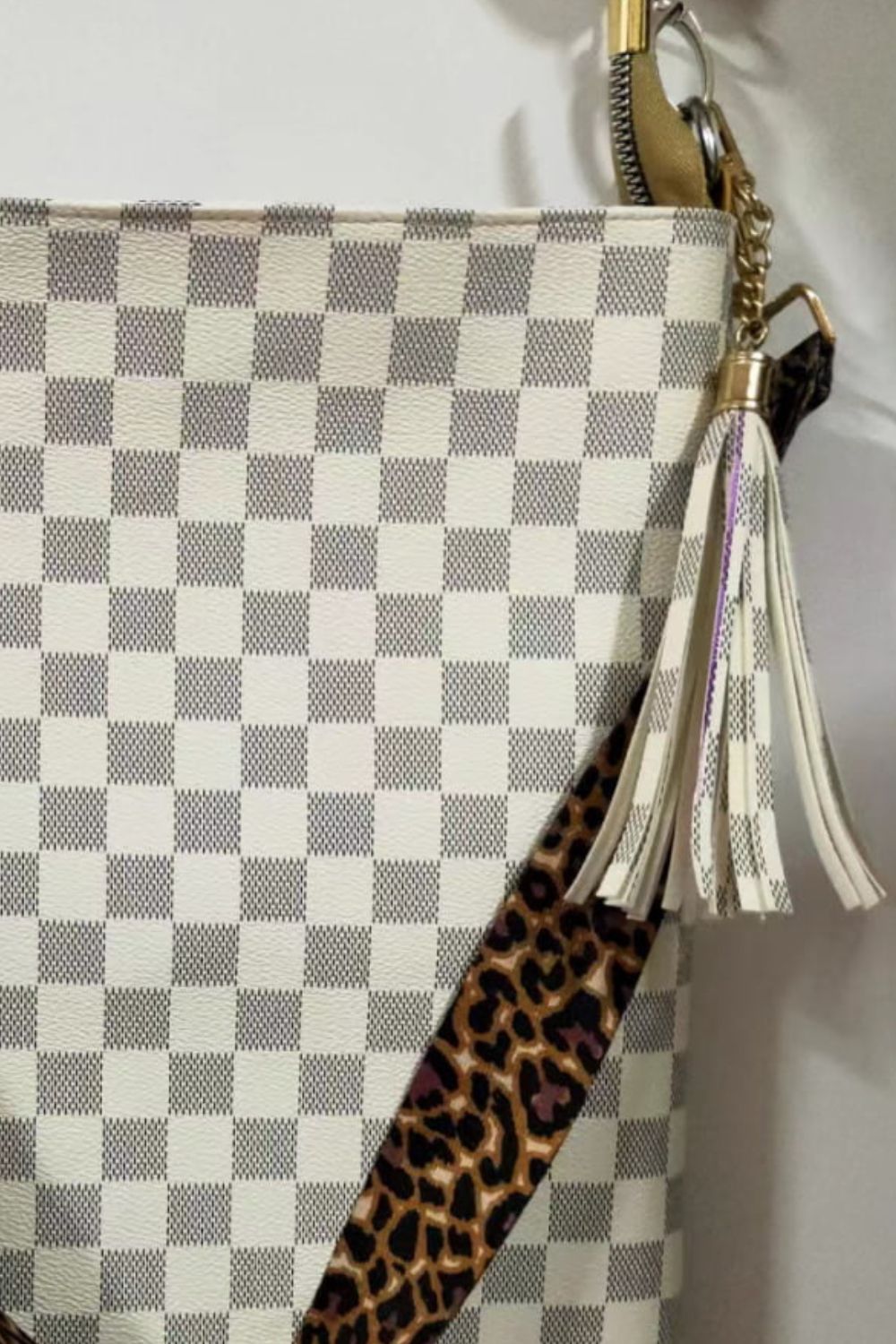 Adored PU Leather Shoulder Bag with Tassel - Blissful Beyond Soap