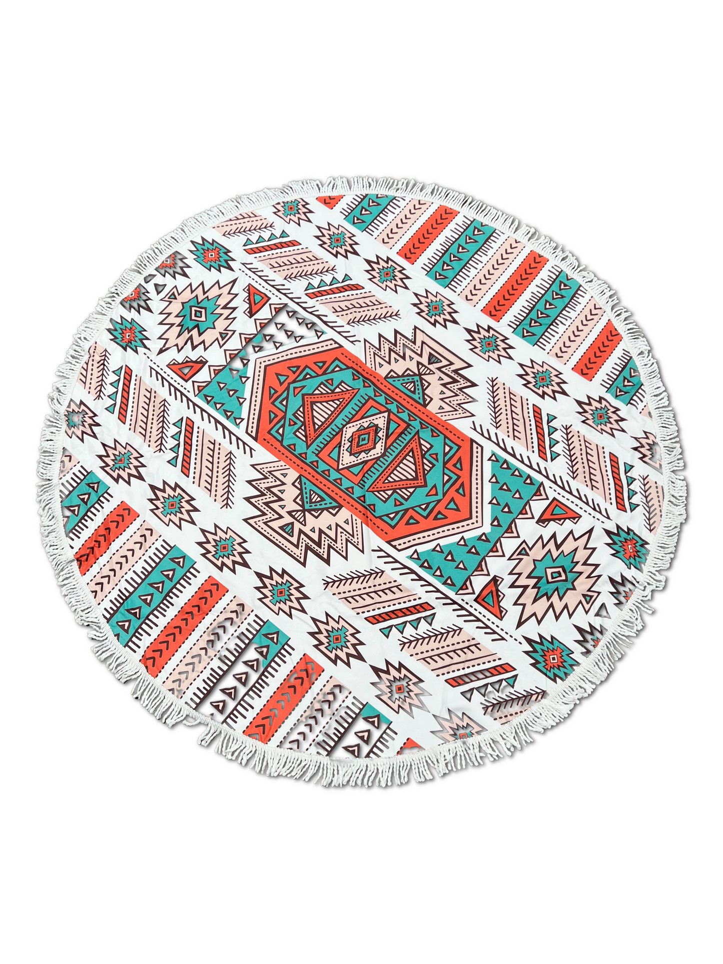 Circular Beach Towel - Aztec