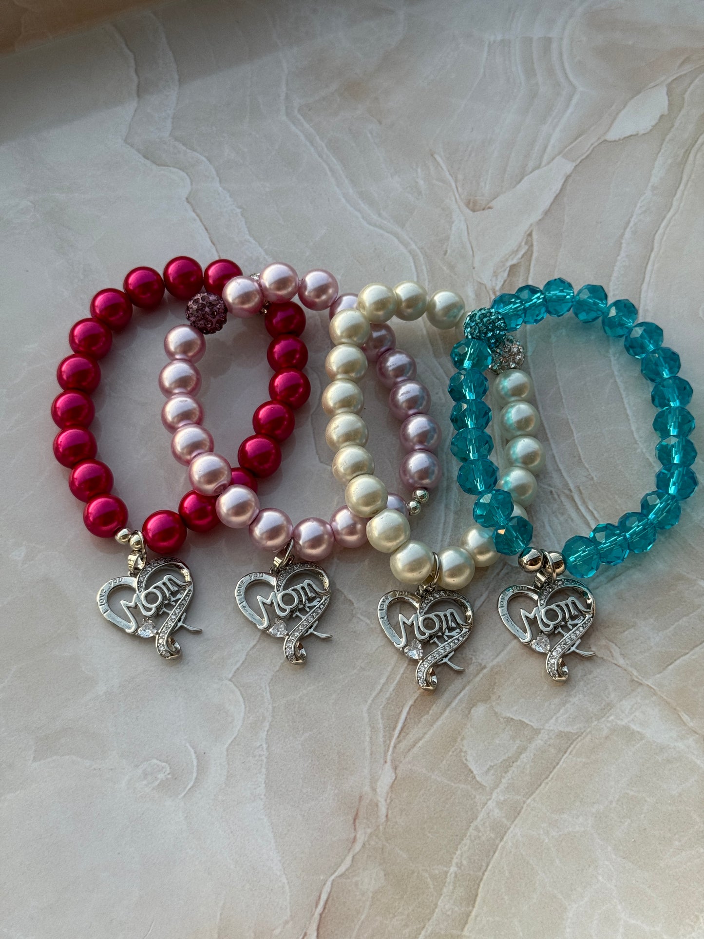 The Mom charm bracelet